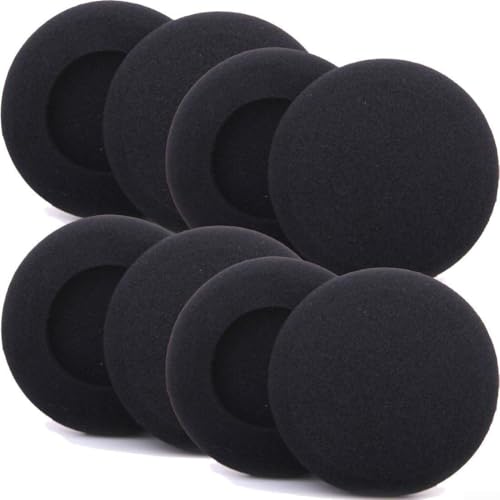 QOXEZY Hochwertige Schaumstoff-Ohrpolster für Kopfhörer, weiche und stützende Kissen zur Klangverbesserung (4 cm) von QOXEZY