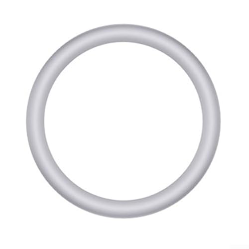Passgenaue Metallhülle für Nothing Watch Pro 2, erfrischt Ihren Smartwatch-Look (dunkelgrau) von QOXEZY