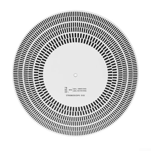 Plattenspieler-Kalibrierungs-Stroboskop-Werkzeug für LP-Vinyl-Schallplatten, genaue Geschwindigkeits- und Winkelmessung Plattenspieler-Kalibrierungs-Stroboskop-Werkzeug für LP-Vinyl-Schallplatten, genaue Geschwindigkeits- und Winkelmessung von QOXEZY