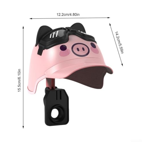 QOXEZY Motorrad-Handyhalterung mit einzigartigem Design, verstellbarer Universalkugel und automatischem Klemmmechanismus für einfache Verwendung (Rosa) von QOXEZY