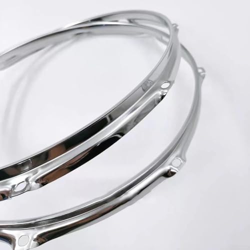 Snare Drum Hoop Ring Rim Protectors Essential for Optimal Drum Condition (25.4 cm) von QOXEZY