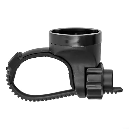 Stabile Fahrradcomputer-Halterung für runde Rohre und flache Lenker, passend für Garmin, Bryton, Wahoo, Blackbird (für Bryton) von QOXEZY