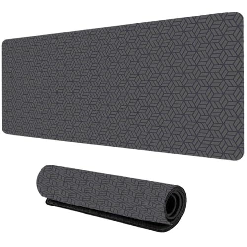 Geometrisches Design Polygon -Maus -Pad für PC -Gaming -Zubehör kompatibel mit Computer -Tastaturen und Laptops XXL -Schreibtischmatten(Color-5) von QPSJXN