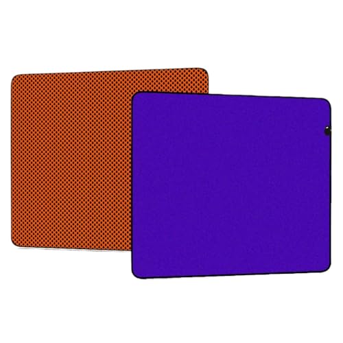 Professionelles Gaming-Maus-Pad Nicht-Schlupf-Spec-Schreibtischmatte 40x45 cm mit elastischer Basis(Bluish violet4) von QPSJXN