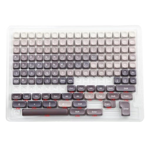 QPSJXN MOA -Profil PBT KeyCap Set 134 für MX Mechanische Tastaturen fünfseitige Sublimationsdesign(JP Bagged M134-G) von QPSJXN