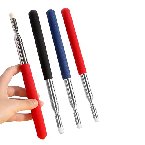 Universal Stylus Pen für Touchscreen Monitor Smart Board X3, 2-in-1 einziehbarer Stylus, hochempfindliche Beflockungsspitze für interaktive Präsentation Elektronisches Whiteboard von QQ CAT