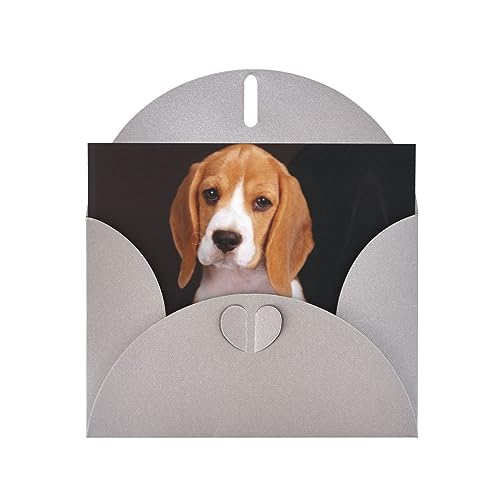 ovely Grußkarten mit Beagle-Motiv, blanko, Geburtstagskarte, Muttertagskarte, Hochzeit, Dankeskarten, Babyparty, Dankeskarten – niedliche Blanko-Notizkarten – für alle Anlässe von QQLADY