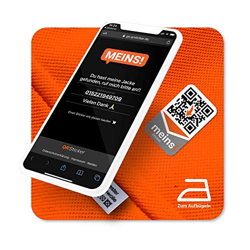 QRSticker 18x Personalisierung Aufkleber Etiketten zum Einbügeln in Textilien mit QR-Code und kostenloser Handy-App zum Einrichten. QRSticker 18x Personalisierung Aufkleber Etiketten zum Einbügeln in Textilien mit QR-Code und kostenloser Handy-App zum Einrichten. von QRSticker