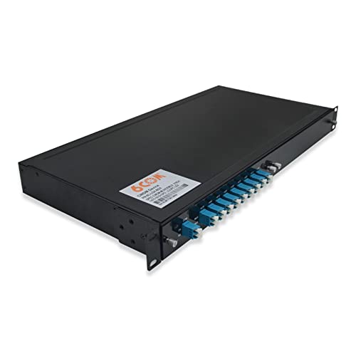 QSFPTEK CWDM MUX DEMUX 18 (Kanäle 1270–1610 nm) LC/UPC, Dual-Faser 1U Rack von QSFPTEK