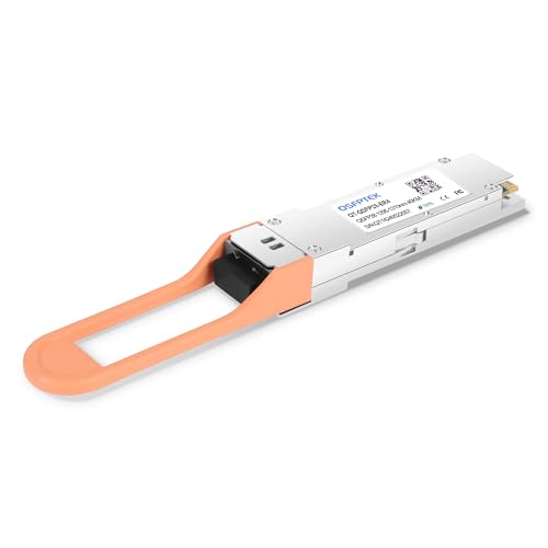 QSFPTEK 100GBASE-ER4 OpticTransceiver, QSFP28 Optisches Modul, 100g Netzwerk Mini Gbic Kompatibel mit Cisco QSFP-100G-ER4L-S, LC SMF 1310nm 40km mit FEC von QSFPTEK