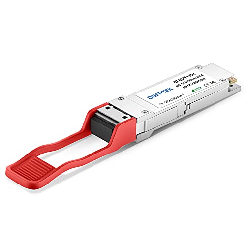 QSFPTEK 40GBASE-ER4 QSFP+ Module, 1310nm 40km Dom LC SMF Optical Transceiver for Arista Networks QSFP-40G-ER4 von QSFPTEK