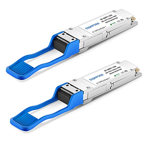 QSFPTEK Cisco QSFP-40G-LR4 Optisches Transceiver-Modul, 40GBASE-LR4 QSFP+, 1310 nm, 10 km, 2 Stück QSFPTEK Cisco QSFP-40G-LR4 Optisches Transceiver-Modul, 40GBASE-LR4 QSFP+, 1310 nm, 10 km, 2 Stück von QSFPTEK