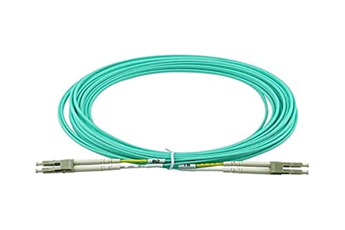 QSFPTEK OM3 LC to LC Glasfaser Kabel 10 Meter, Fiber Patch Cable, 10GB Duplex LC/APC auf LC/APC Stecker, LWL Glasfaser-Kabel 50/125um Multimode Patchkabel Fiber Optic Cord LSZH 10 Meter (33ft) von QSFPTEK