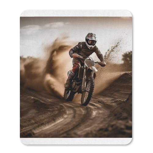 Gummi-Mauspads, wasserdicht, Motocross-Druck, rutschfeste Schreibtisch-Schutzmatte für Gaming, Büro und Zuhause Gummi-Mauspads, wasserdicht, Motocross-Druck, rutschfeste Schreibtisch-Schutzmatte für Gaming, Büro und Zuhause von QSKDLAC
