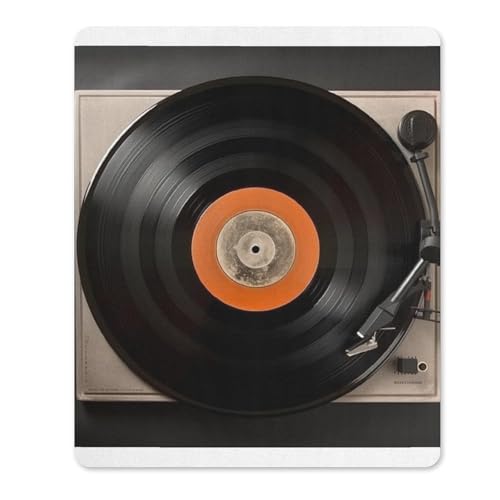 Gummi-Mauspads, wasserdicht, Vintage-Vinyl-Schallplattendruck, rutschfest, Schreibtisch-Schutzmatte für Gaming, Büro und Zuhause Gummi-Mauspads, wasserdicht, Vintage-Vinyl-Schallplattendruck, rutschfest, Schreibtisch-Schutzmatte für Gaming, Büro und Zuhause von QSKDLAC
