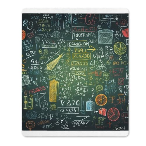 Gummi-Mauspads, wasserdicht, mathematische Frage, Druck, rutschfeste Schreibtisch-Schutzmatte für Gaming, Büro und Zuhause Gummi-Mauspads, wasserdicht, mathematische Frage, Druck, rutschfeste Schreibtisch-Schutzmatte für Gaming, Büro und Zuhause von QSKDLAC