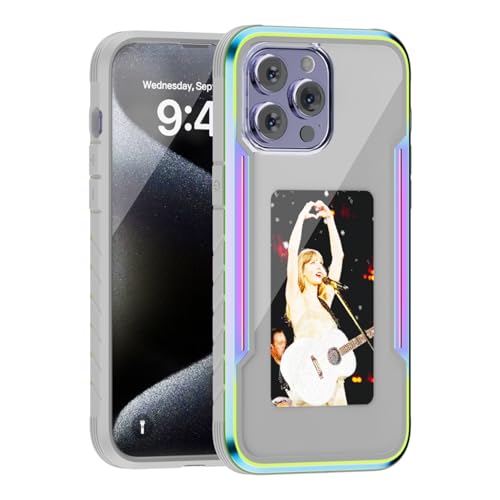 QSM Smartphone-Hülle zum Selbermachen, 4-farbiger Tintenbildschirm, geeignet für Apple iPhone 16 PRO MAX, personalisierte NFC-Projektionsleinwand, AI-E-Ink-Telefon-Schutzhülle (für iPhone 16 Pro max), von QSM