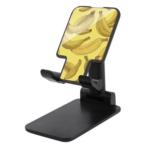 QSMGHKD Tragbare Handyhalterung, Bananenmuster, faltbarer Telefonständer für den Schreibtisch, winkelhöhenverstellbare Handyhalterung, Dock für alle Handys, iPhone, iPad, Tablet 10,2 - 25,4 cm QSMGHKD Tragbare Handyhalterung, Bananenmuster, faltbarer Telefonständer für den Schreibtisch, winkelhöhenverstellbare Handyhalterung, Dock für alle Handys, iPhone, iPad, Tablet 10,2 - 25,4 cm von QSMGHKD