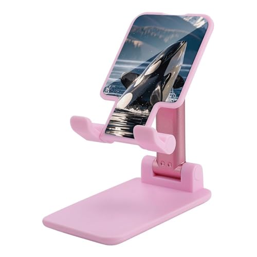 QSMGHKD Tragbare Handyhalterung, Orca-Killer-Wal-Druck, faltbarer Telefonständer für Schreibtisch, winkelhöhenverstellbar, Handyhalterung, Dock mit allen Handys, iPhone, iPad, Tablet 10,2 - 25,4 cm QSMGHKD Tragbare Handyhalterung, Orca-Killer-Wal-Druck, faltbarer Telefonständer für Schreibtisch, winkelhöhenverstellbar, Handyhalterung, Dock mit allen Handys, iPhone, iPad, Tablet 10,2 - 25,4 cm von QSMGHKD