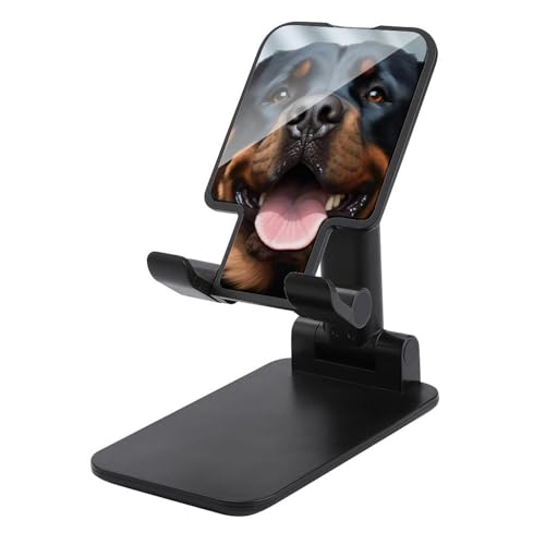 QSMGHKD Tragbare Handyhalterung, Rottweiler-Hunde-Druck, faltbarer Telefonständer für den Schreibtisch, winkelhöhenverstellbare Handyhalterung, Dock für alle Handys, iPhone, iPad, Tablet 10,2 - 25,4 QSMGHKD Tragbare Handyhalterung, Rottweiler-Hunde-Druck, faltbarer Telefonständer für den Schreibtisch, winkelhöhenverstellbare Handyhalterung, Dock für alle Handys, iPhone, iPad, Tablet 10,2 - 25,4 von QSMGHKD