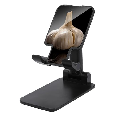 QSMGHKD Tragbarer Handyhalter, roher Knoblauchdruck, faltbarer Telefonständer für den Schreibtisch, winkelhöhenverstellbare Handyhalterung, Dock für alle Handys, iPhone, iPad, Tablet 10,2 - 25,4 cm QSMGHKD Tragbarer Handyhalter, roher Knoblauchdruck, faltbarer Telefonständer für den Schreibtisch, winkelhöhenverstellbare Handyhalterung, Dock für alle Handys, iPhone, iPad, Tablet 10,2 - 25,4 cm von QSMGHKD