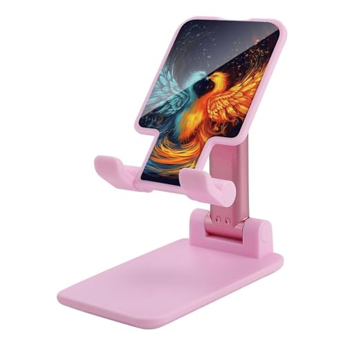 Tragbare Handyhalterung, Feuer- und Wasser-Phönix-Druck, faltbarer Telefonständer für den Schreibtisch, winkelhöhenverstellbare Handyhalterung, Dock mit allen Handys, iPhone, iPad, Tablet 10,2 - 25,4 Tragbare Handyhalterung, Feuer- und Wasser-Phönix-Druck, faltbarer Telefonständer für den Schreibtisch, winkelhöhenverstellbare Handyhalterung, Dock mit allen Handys, iPhone, iPad, Tablet 10,2 - 25,4 von QSMGHKD