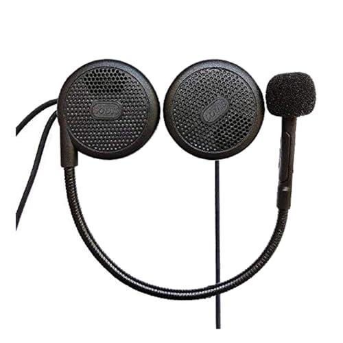 QSPORTPEAK L1M Motorrad Helm Bluetooth Headset Kopfhörer, 10 Sekunden Anrufe automatisch beantworten, Mikrofon MP3 Dedicated Helm Headset Kopfhörer von QSPORTPEAK