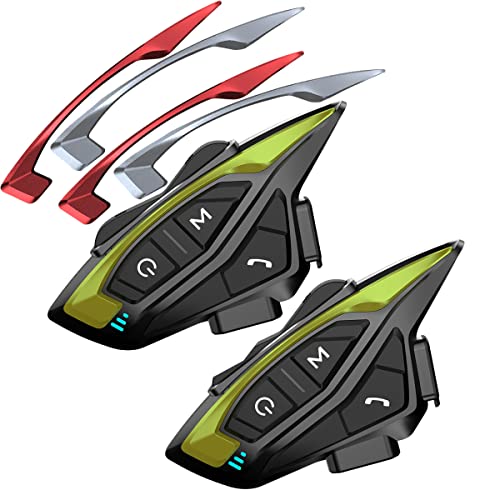 QSPORTPEAK Motorrad Intercom, Shark08 Helm Headset für bis zu 8 Motorräder mit Reichweite von 1200m, DSP und CVC Geräuschunterdrückung Motorradhelm Kommunikationssystem mit Musikteilen Funktion QSPORTPEAK Motorrad Intercom, Shark08 Helm Headset für bis zu 8 Motorräder mit Reichweite von 1200m, DSP und CVC Geräuschunterdrückung Motorradhelm Kommunikationssystem mit Musikteilen Funktion von QSPORTPEAK