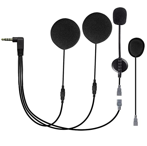 QSPORTPEAK Q7 Lautsprecher und Mikrofon für Q7/Q2/V6/V6 Pro/V4/V4 Motorrad Headset von QSPORTPEAK