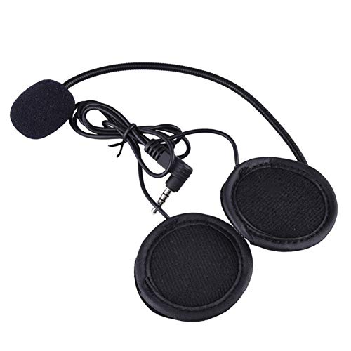 QSPORTPEAK V6/V4 Zubehör Mikrofone und Kopfhörer, für V6/V4 Motorradhelm Bluetooth Headset Intercom von QSPORTPEAK