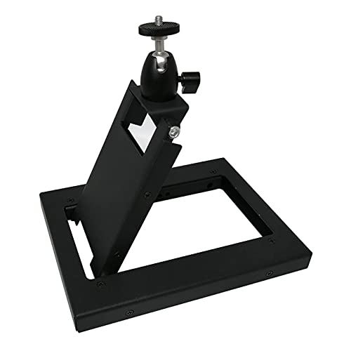 Projektor Ständer Projektorhalterung Projektor Mount-Stand-Projektor-Halterung-Ständer zusammenklappbar 360 ° drehbarer Kugelkopf mit Höhe 3,94 Zoll bis 9,84 Zoll für den Projektor Ständer für Projekt von QTBH