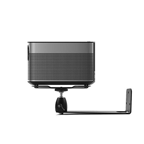 QTBH Projektor Ständer Projektorhalterung Mini-Projektor-Körperhalterung schwarzer Kleiderbügel, Universal-Wand hängen L-Form-Halterungsmontage für Projektor-Bildschirme Ständer für Projektor von QTBH