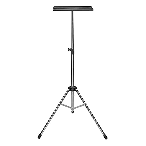 QTBH Projektor Ständer Projektorhalterung Projector Mount Tripod Laptop Projektor Stand 28 Zoll bis 47 Zoll Gerät Stand Perfekt für Bühnen- oder Studios use Edelstahl Ständer für Projektor von QTBH