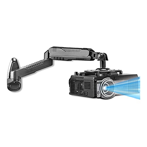 QTBH Projektor Ständer Projektorhalterung Projector Mount Wall Projector Mount Halterung Fixierung mit Verstellbarer Höhe und ausziehbarer Armehalterung für Zuhause und Büro Ständer für Projektor QTBH Projektor Ständer Projektorhalterung Projector Mount Wall Projector Mount Halterung Fixierung mit Verstellbarer Höhe und ausziehbarer Armehalterung für Zuhause und Büro Ständer für Projektor von QTBH