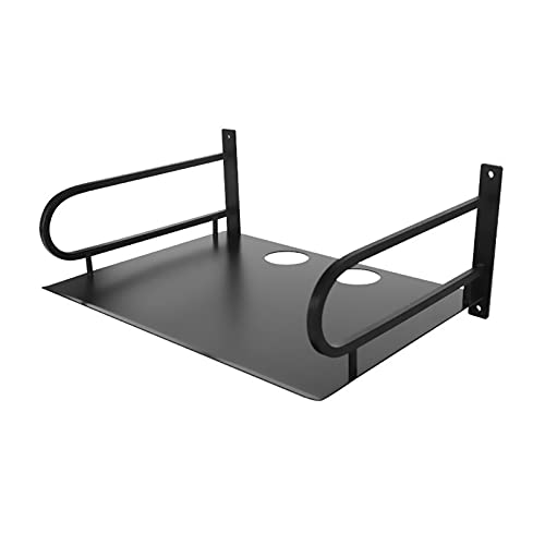 QTBH Projektor Ständer Projektorhalterung Projektor Mount Wall Desktop Projektor Stand Wandhalterung Halterung für Heim- und Büroprojektor Länge 13 Zoll Schwarz Ständer für Projektor von QTBH