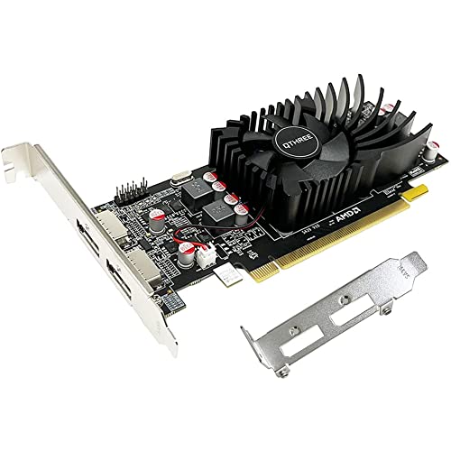 QTHREE Radeon HD 7750 Grafikkarte, 2GB GDDR5 128-bit, Low Profile, 2 x DisplayPort, PCI Express x16, Graphics Card for PC, Graphics Card von QTHREE