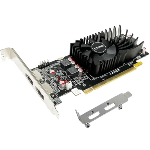 QTHREE Radeon R7 240 Grafikkarte, 2G, D5, 128-bit, 2X HDMI, PCI-Express x8 3.0, Grafikkarte für PC von QTHREE