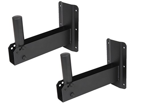 2 x QTX Sound 40 kg TOP HAT Verstellbare Wand PA Lautsprecher Halterung 129.093 2 x QTX Sound 40 kg TOP HAT Verstellbare Wand PA Lautsprecher Halterung 129.093 von QTX