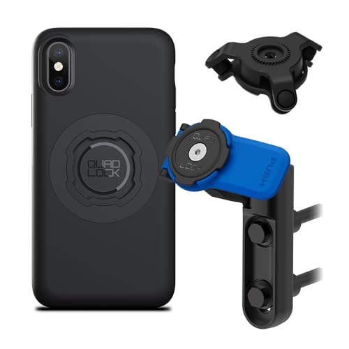 QUAD LOCK Bremszylinder-Klemmschale Handyhalterung für Motorrad mit Vibrationsdämpfer und MAG-Hülle für iPhone X/XS QUAD LOCK Bremszylinder-Klemmschale Handyhalterung für Motorrad mit Vibrationsdämpfer und MAG-Hülle für iPhone X/XS von QUAD LOCK