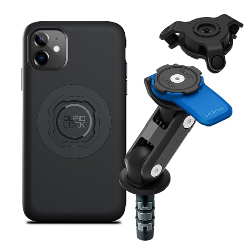 QUAD LOCK Gabelschaft-Handyhalterung für Motorrad mit Vibrationsdämpfer und MAG Hülle für iPhone 11 QUAD LOCK Gabelschaft-Handyhalterung für Motorrad mit Vibrationsdämpfer und MAG Hülle für iPhone 11 von QUAD LOCK