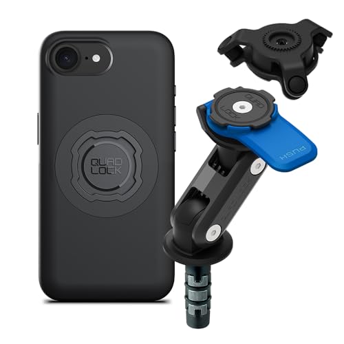 QUAD LOCK Gabelschaft-Handyhalterung für Motorrad mit Vibrationsdämpfer und MAG-Hülle für iPhone 16e QUAD LOCK Gabelschaft-Handyhalterung für Motorrad mit Vibrationsdämpfer und MAG-Hülle für iPhone 16e von QUAD LOCK