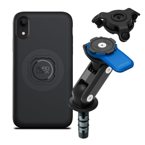 QUAD LOCK Gabelschaft-Handyhalterung für Motorrad mit Vibrationsdämpfer und MAG-Hülle für iPhone XR QUAD LOCK Gabelschaft-Handyhalterung für Motorrad mit Vibrationsdämpfer und MAG-Hülle für iPhone XR von QUAD LOCK