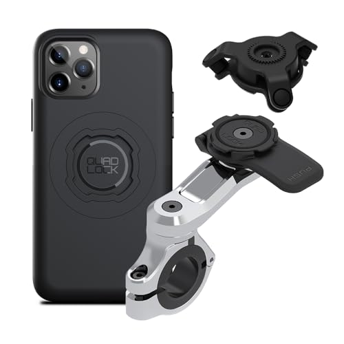 QUAD LOCK Lenker Handyhalterung PRO Chrom für Motorrad mit Vibrationsdämpfer und MAG Hülle für iPhone 11 Pro QUAD LOCK Lenker Handyhalterung PRO Chrom für Motorrad mit Vibrationsdämpfer und MAG Hülle für iPhone 11 Pro von QUAD LOCK