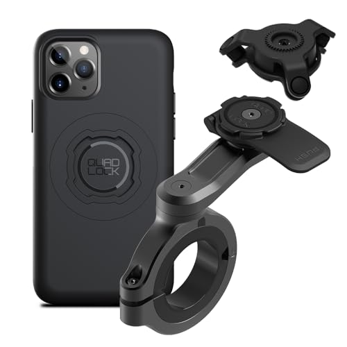 QUAD LOCK Lenker Handyhalterung PRO - Groß mit Vibrationsdämpfer und MAG Hülle für iPhone 11 Pro QUAD LOCK Lenker Handyhalterung PRO - Groß mit Vibrationsdämpfer und MAG Hülle für iPhone 11 Pro von QUAD LOCK