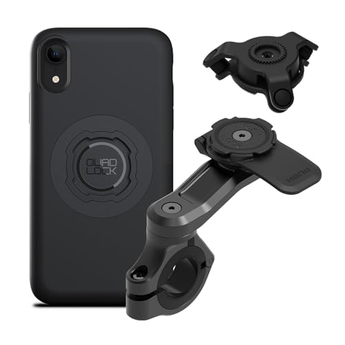 QUAD LOCK Lenker Handyhalterung PRO für Motorrad mit Vibrationsdämpfer und MAG Hülle für iPhone XR QUAD LOCK Lenker Handyhalterung PRO für Motorrad mit Vibrationsdämpfer und MAG Hülle für iPhone XR von QUAD LOCK