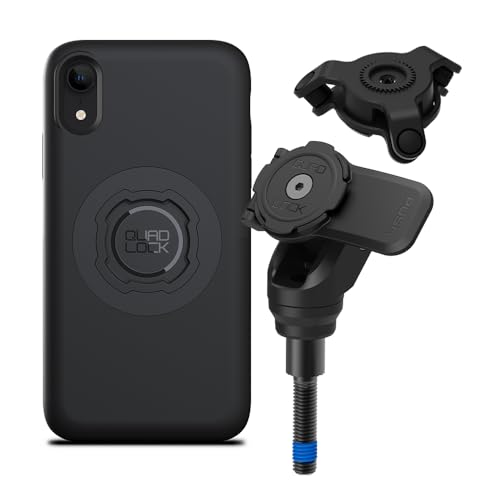 QUAD LOCK Lenkerklemm-Schrauben Handyhalterung PRO für Motorrad mit Vibrationsdämpfer und MAG Hülle für iPhone XR QUAD LOCK Lenkerklemm-Schrauben Handyhalterung PRO für Motorrad mit Vibrationsdämpfer und MAG Hülle für iPhone XR von QUAD LOCK