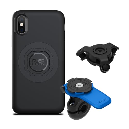 QUAD LOCK Spiegel Handyhalterung für Motorrad mit Vibrationsdämpfer und MAG Hülle für iPhone X/XS QUAD LOCK Spiegel Handyhalterung für Motorrad mit Vibrationsdämpfer und MAG Hülle für iPhone X/XS von QUAD LOCK