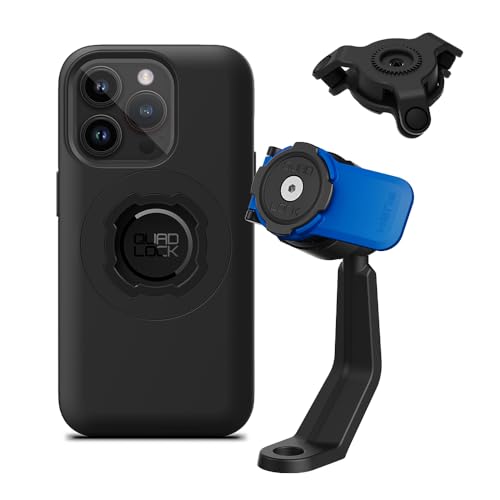 QUAD LOCK Spiegelarm Handyhalterung für Motorrad mit Vibrationsdämpfer und MAG Hülle für iPhone 14 Pro QUAD LOCK Spiegelarm Handyhalterung für Motorrad mit Vibrationsdämpfer und MAG Hülle für iPhone 14 Pro von QUAD LOCK