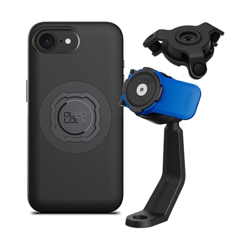 QUAD LOCK Spiegelarm Handyhalterung für Motorrad mit Vibrationsdämpfer und MAG Hülle für iPhone 16e QUAD LOCK Spiegelarm Handyhalterung für Motorrad mit Vibrationsdämpfer und MAG Hülle für iPhone 16e von QUAD LOCK