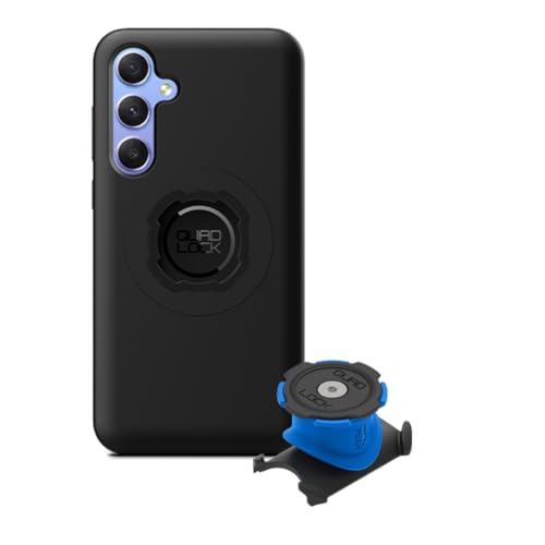 QUAD LOCK Vorbau/Lenker Handyhalterung Fahrrad Kit mit Samsung Galaxy A55 MAG Hülle von QUAD LOCK